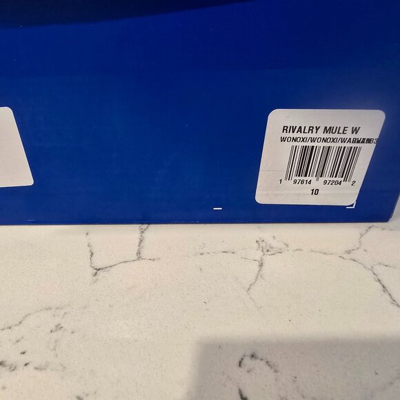 Adidas Originals Rivalry Platform Purple Mule Nubuck Leather Size 10 JH7983 NEW - Picture 10 of 14